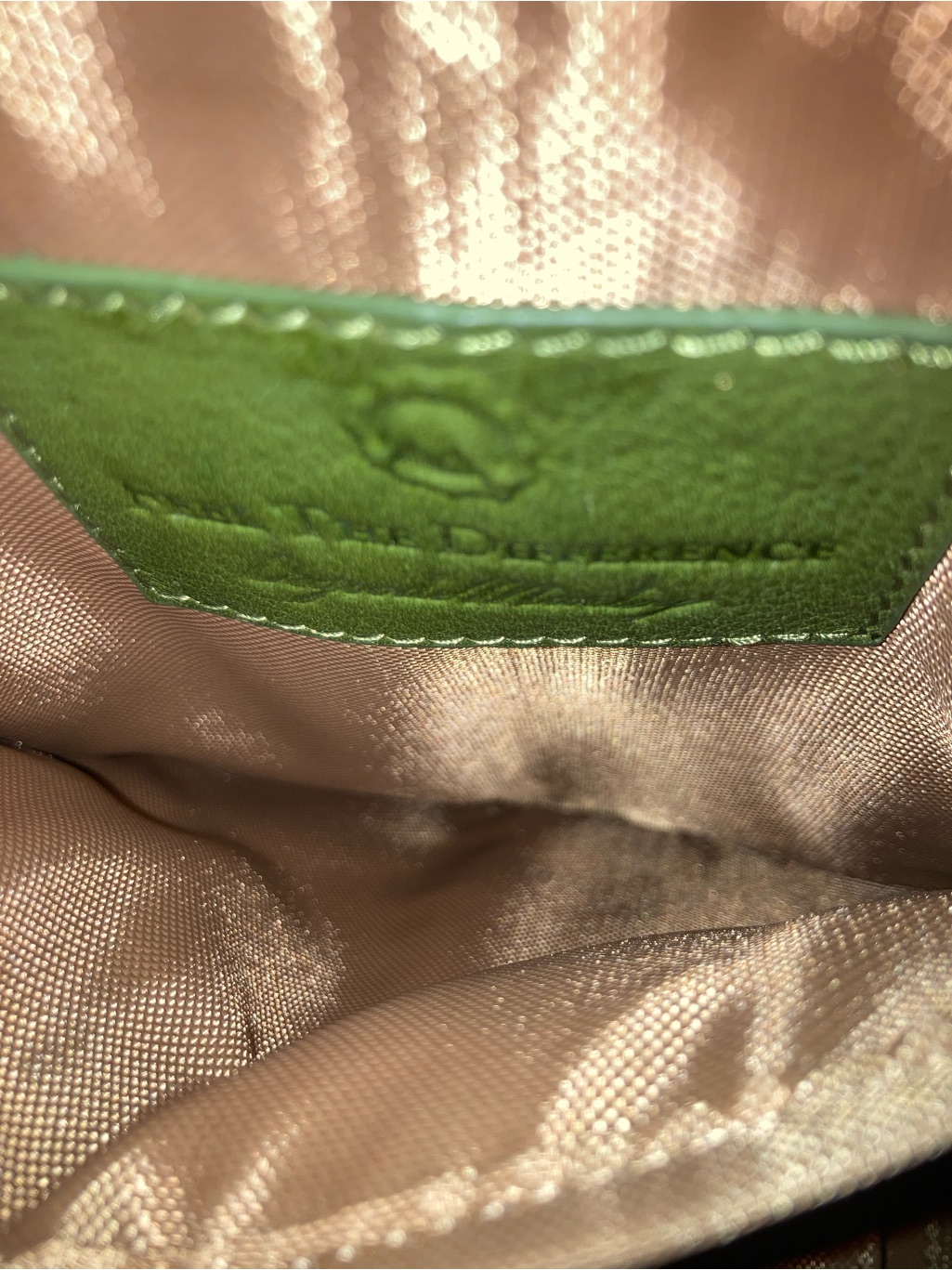 Osgood Marley- Mini Organizer In Olive Green, Leather Crossbody — image 6 of 8